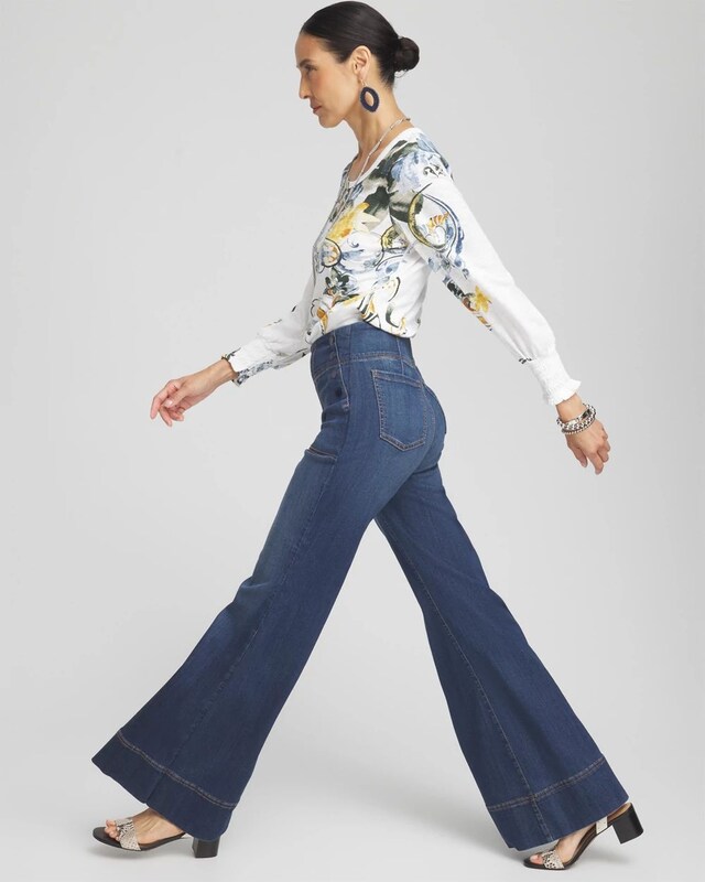 Pull-On Flare Trouser Jeans - image 2